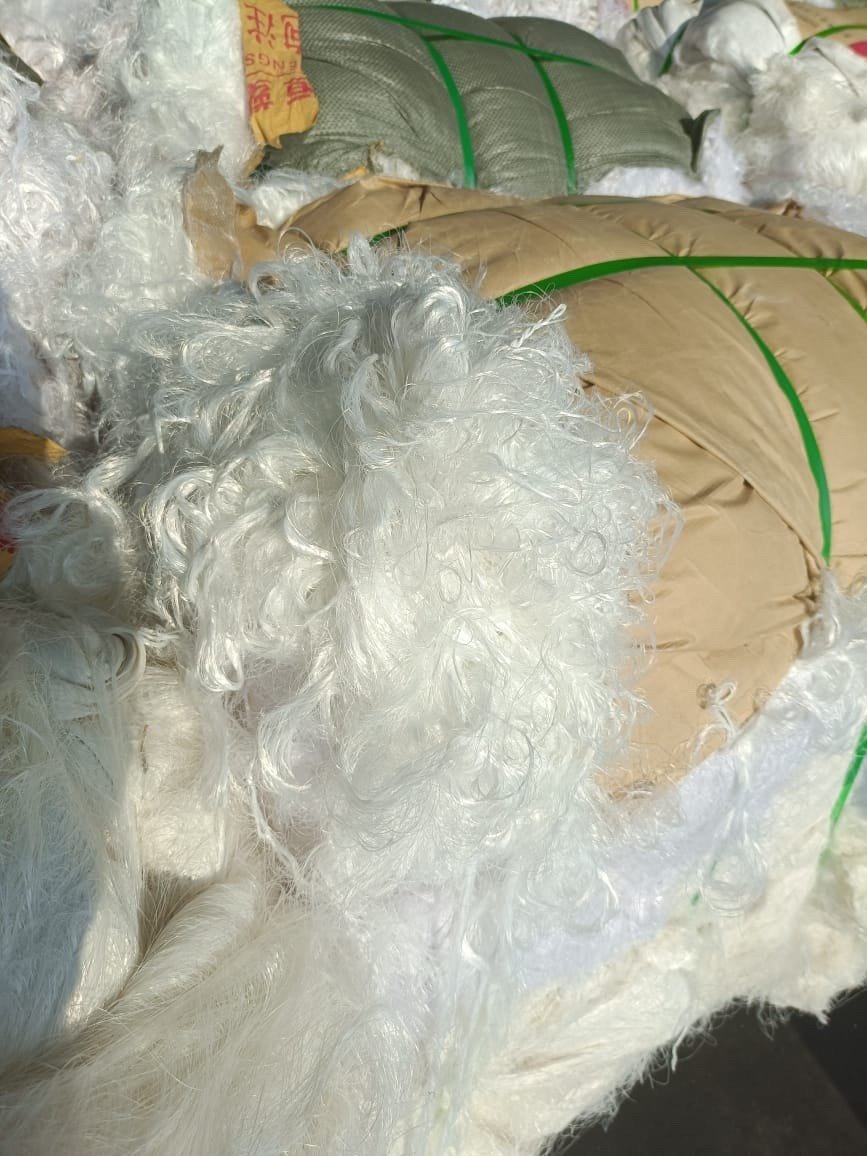 Original Gyan Enterprises photo of recycled polyester POY material